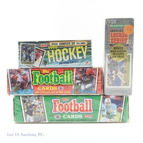 Sealed Football, Hockey & Basketball Sets