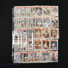 1989 Swell Baseball Greats Card Set (119 Signed)