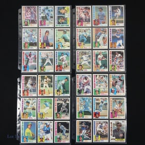 Complete Set 1984 Topps Baseball Cards