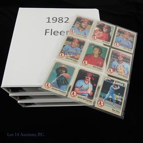 1982, 1983, 1984 Fleer Baseball Sets