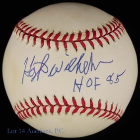 Hoyt Wilhelm "HOF 85" Signed Baseball NO COA