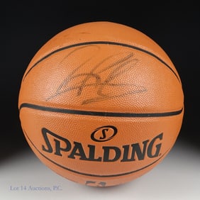 Dennis Rodman Signed Spalding Basketball JSA