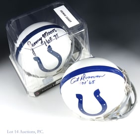 Sgd HOF Mini Helmets, Moore W COA, Donovan No COA