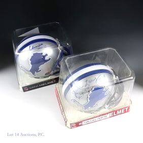 Signed HOF Mini Helmets, Schmidt (COA) Lary No COA