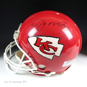 Joe Montana Signed Chiefs Authentic FS Helmet COA