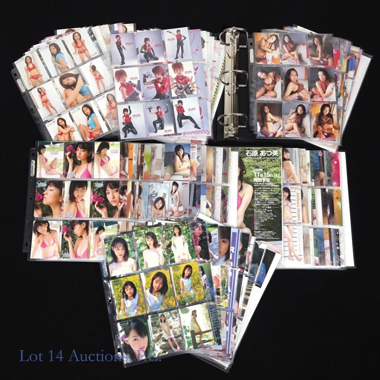Sakura Cards in Binder, Miss Flash, Mikie (+500): Sakura Cards in Binder, Miss Flash, Mikie (+500). Over 500 Sakura cards featuring Miss Flash, Mayuko Iwasa, Ishihara Atsumi and more. Cards appear to be complete base sets with some Costume, SP, Promo