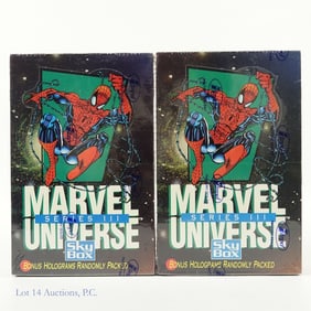 Marvel Universe Series III Cards Sealed Boxes (2)