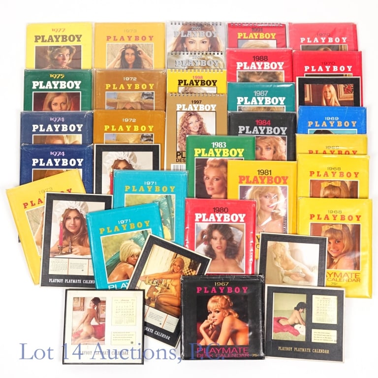 XXX Playboy Playmate Desk Calendars '62-01 (+30) (1 of 4)
