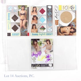 XXX Juicy Honey Jersey & Autograph Cards (4)