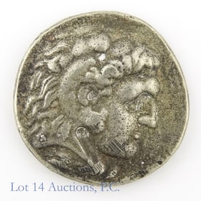 C. 290 BCE Greece Silver ATG Tetradrachm