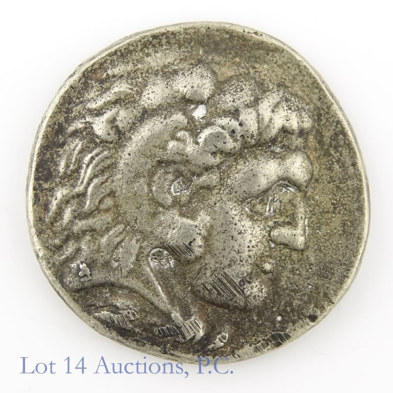 C. 290 BCE Greece Silver ATG Tetradrachm (1 of 2)