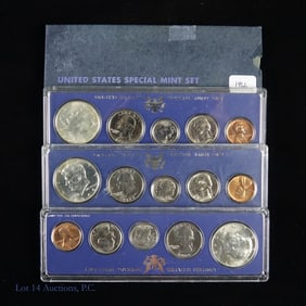 1966 (S) USA 40%-Silver Special Mint Sets (3)