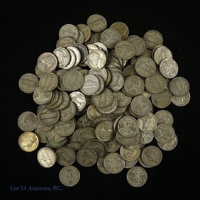 1942 - 1945 USA 35%-Silver Nickels (142)