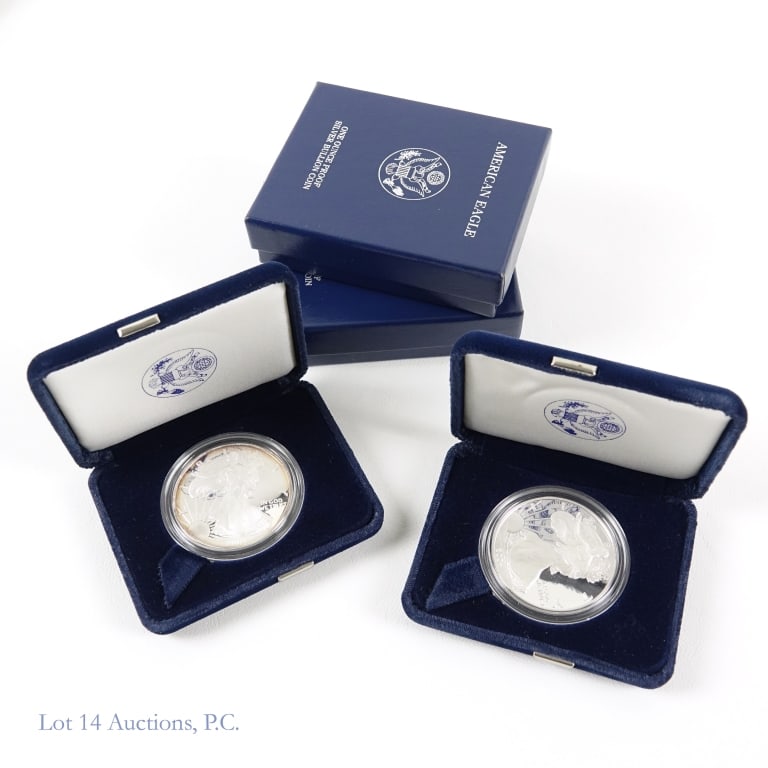 2004-W American Silver Eagle Proof $1 in OGP, 2 (1 of 3)