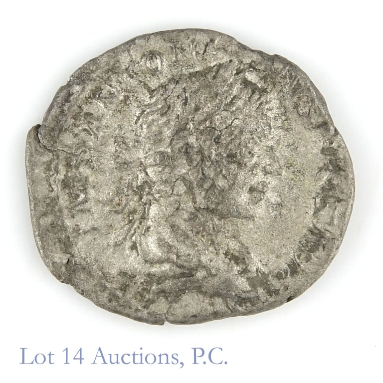 218 CE Roman Egalabalus Libertas Silver Denarius (1 of 3)
