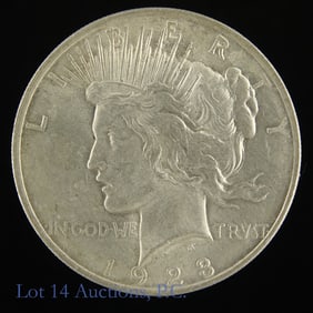 1923 (P) USA 90%-Silver Peace Dollar