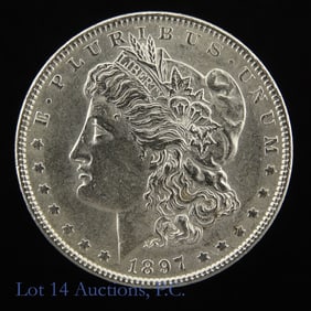 1897 (P) USA Silver Morgan Dollar