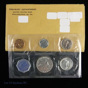 1960 (P) USA 5-Coin Silver Proof Set in OGP