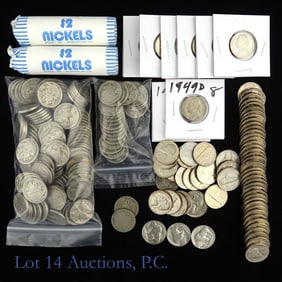 USA Buffalo, Liberty Head & Jefferson 5c (+335)