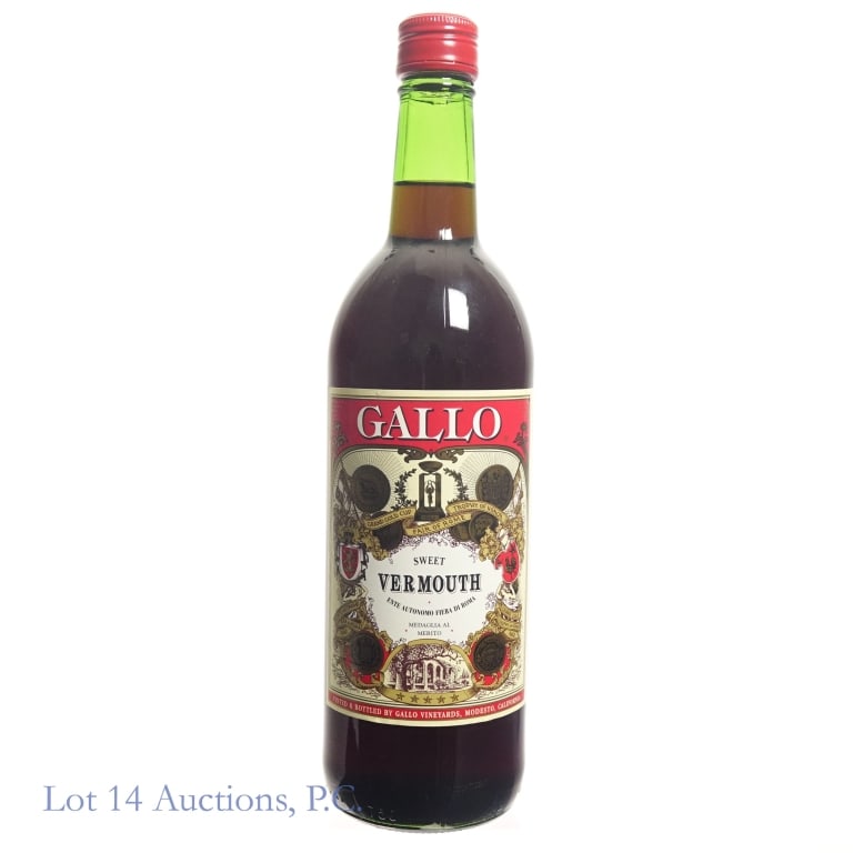 Gallo Sweet Vermouth: Gallo Sweet Vermouth, 32 Proof, 750ml.