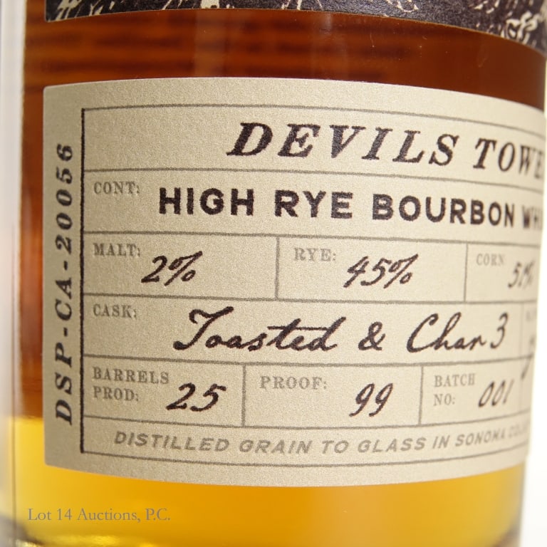 Redwood Empire Devils Tower High Rye Bourbon - 3