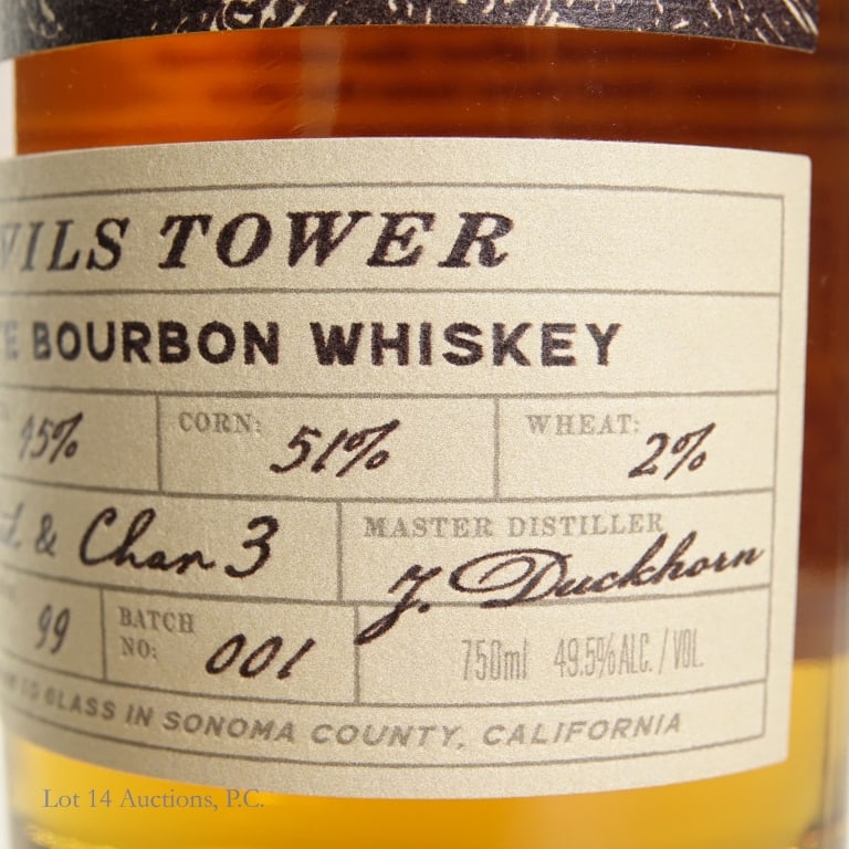 Redwood Empire Devils Tower High Rye Bourbon - 4