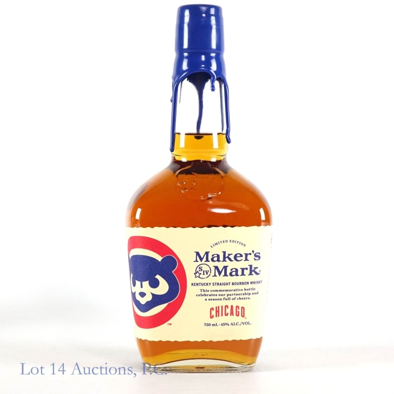 2025 Maker's Mark Chicago Cubs Bourbon: Maker's Mark Chicago Cubs Bourbon (2025), 90 Proof, 750 ml.