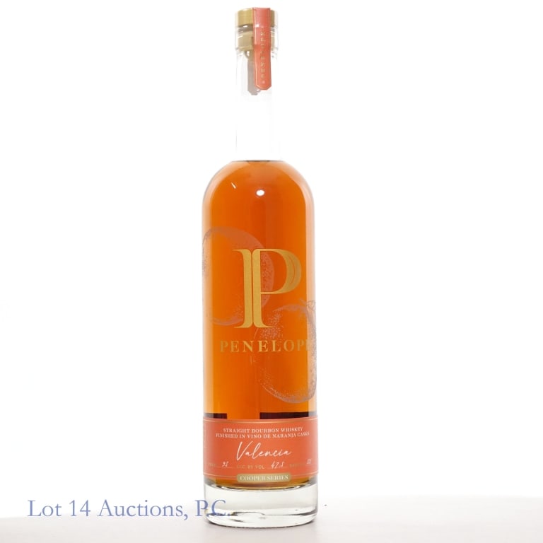 Penelope Cooper Series: Valencia Bourbon: Penelope Cooper Series: Valencia Bourbon, 95 Proof, 750 ml, Batch #2, finished in vino de naranja casks.