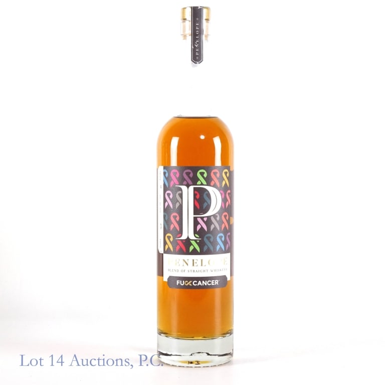Penelope F*ck Cancer Blended Whiskey: Penelope F*ck Cancer Blended Whiskey, 94 Proof, 750 ml.