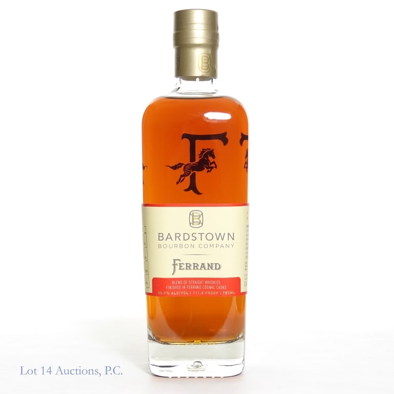 Bardstown Bourbon Co Ferrand Finish: Bardstown Bourbon Co. blend of straight whiskies finished in Ferrand Cognac Casks. 111.8 proof, 750 ml.