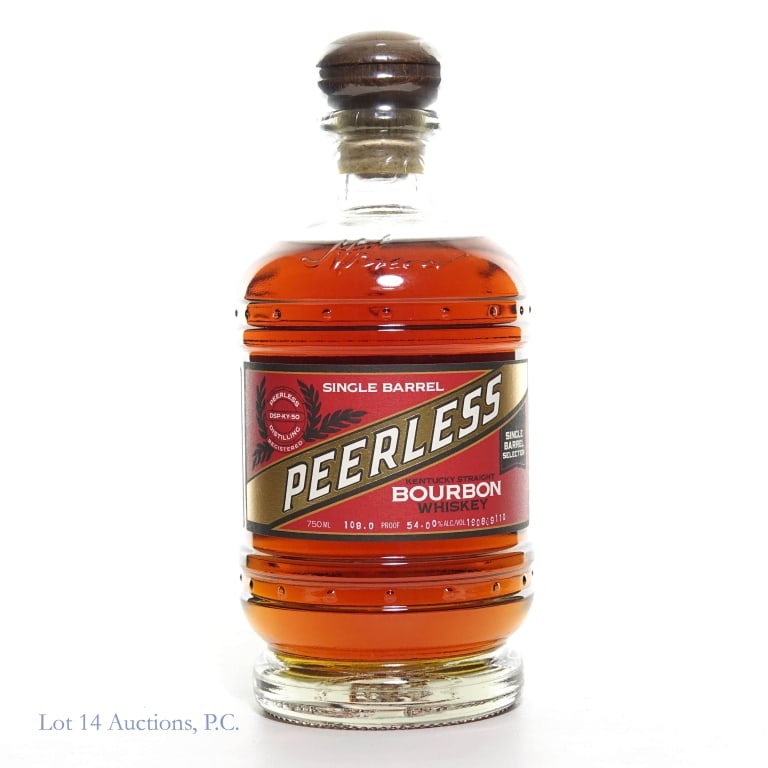 Peerless KY Sngl Brrl Blackberry Cobbler Bourbon: Peerless Single Barrel Kentucky Straight Bourbon Whiskey. Blackberry Cobbler. Single Barrel Selection. 108.0 proof, 750ml. Bottle number 190809110.