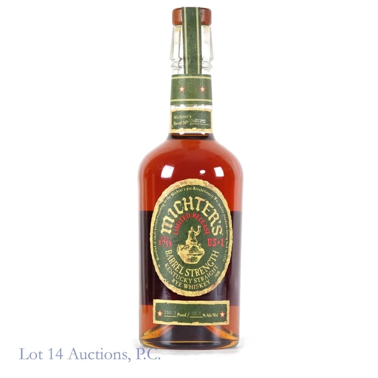Michter's Barrel Strength Bourbon (2024): Michter's Barrel Strength Bourbon (2023), 110.2 Proof, 750 ml, Barrel #24B0812.