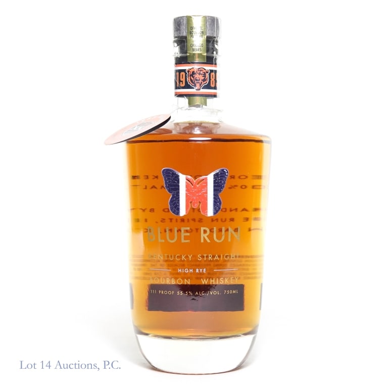 Blue Run High Rye Bourbon Chicago Bears LE 2025 (1 of 4)