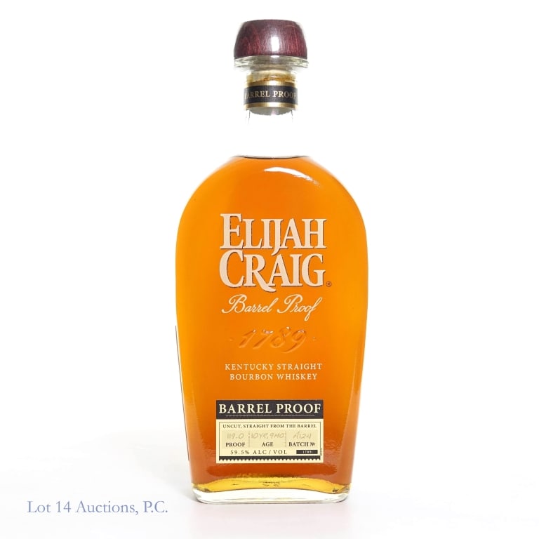 Elijah Craig Barrel Proof 10 Yr. Bourbon, #A124 (1 of 4)