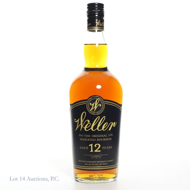 Weller 12 Year Bourbon Whiskey: Weller Original Wheated Kentucky straight bourbon whiskey. Aged 12 years. 90 proof. 750 ml.