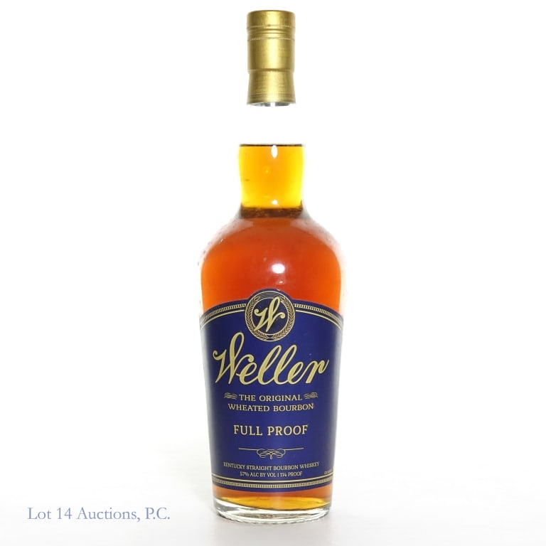 Weller Full Proof Bourbon: Weller Full Proof Bourbon, 114 Proof, 750 ml. Etch: L21103 012353B.