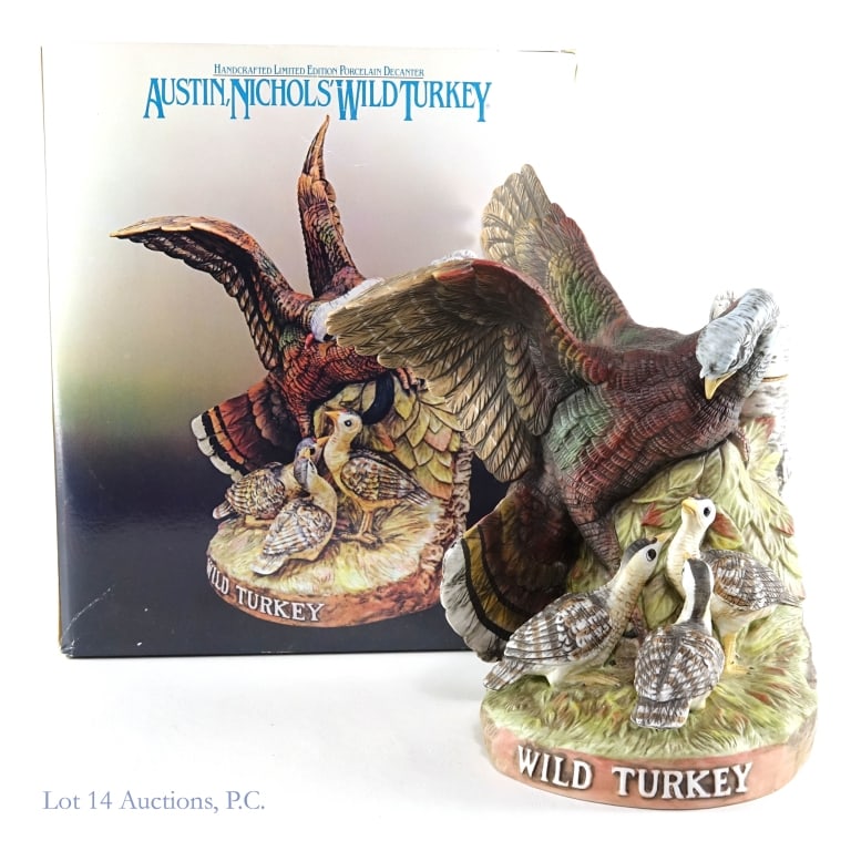 1984 Wild Turkey 8 Yr Bourbon Porcelain Decanter (1 of 6)