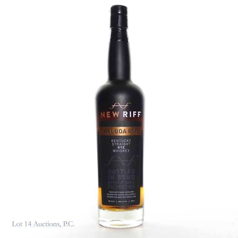 New Riff Balboa Style Rye Whiskey - BiB: New Riff Balboa style Kentucky straight rye whiskey. At least 4 years. Bottled in bond (100 proof). 750 ml.
