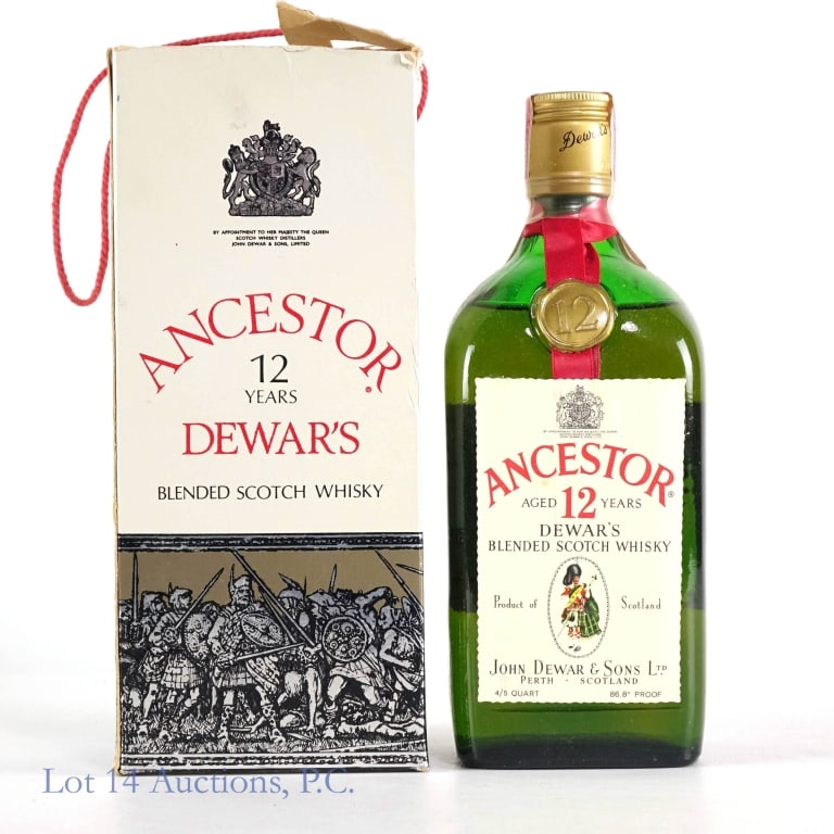 60s/70s Dewar's Ancestor 12 Year Blended Scotch (1 of 5)