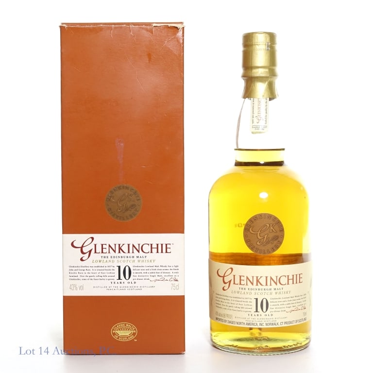 Glenkinchie 10 Year Old Single Malt Scotch Whisky (1 of 4)