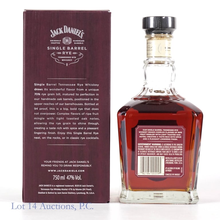 Jack Daniel's Single Barrel Rye (2016) - 2