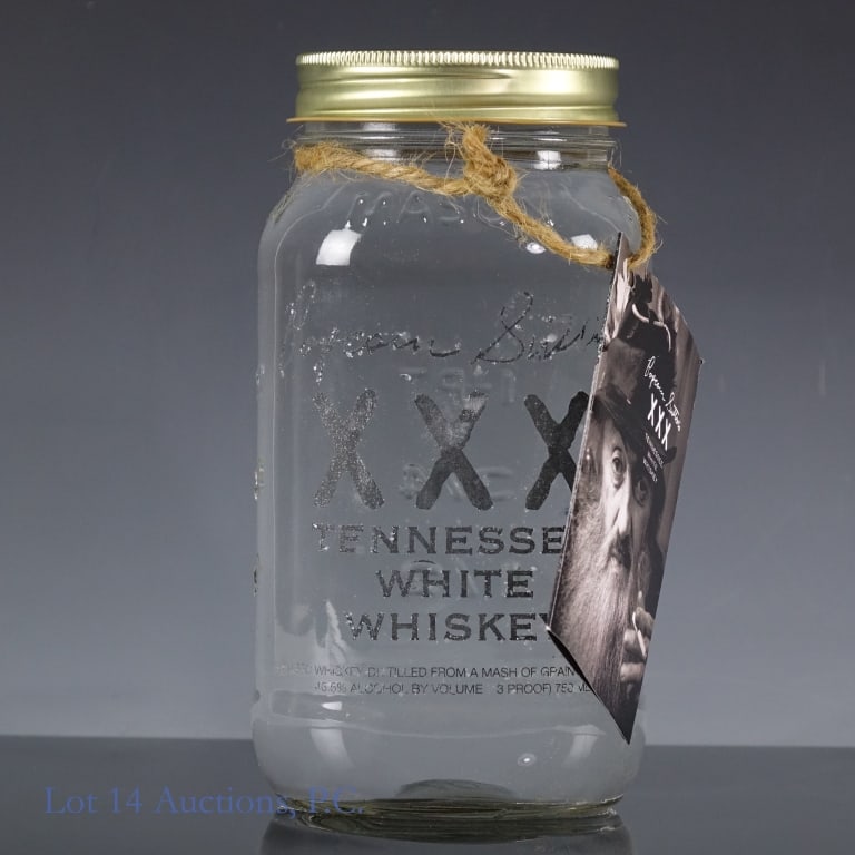 Popcorn Sutton's XXX Tennessee White Whiskey: Popcorn Sutton's XXX Tennessee White Whiskey, 93 Proof, 750 ml.