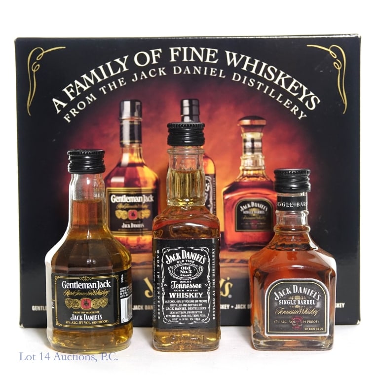 Jack Daniel's Family of Fine Whiskeys (50ml x 3) (1 of 4)