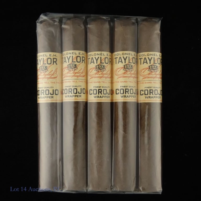 Colonel E.H. Taylor Toro Gordo Cigars (5 Pack): 5 pack of Colonel E.H. Taylor Toro Gordo Cigars, 6" x 56 ring.