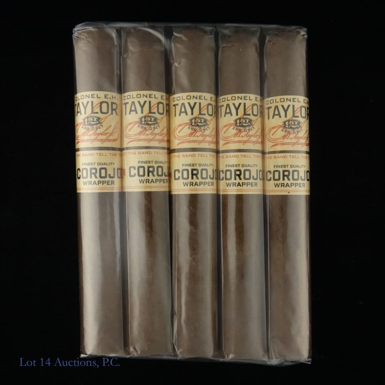 Colonel E.H. Taylor Toro Gordo Cigars (5 Pack): 5 pack of Colonel E.H. Taylor Toro Gordo Cigars, 6" x 56 ring.