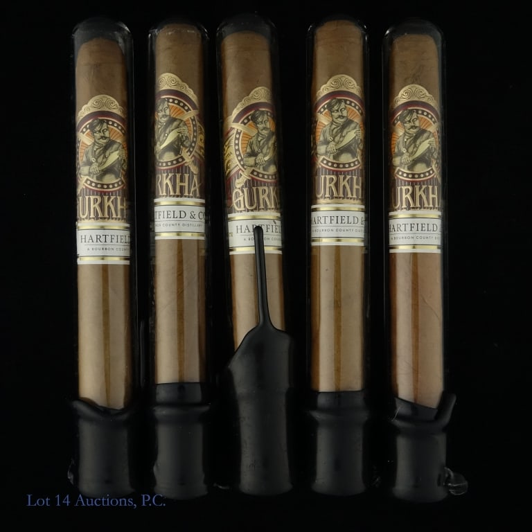 Gurkha Bourbon Tubo Cigar (5 Pack) (1 of 3)