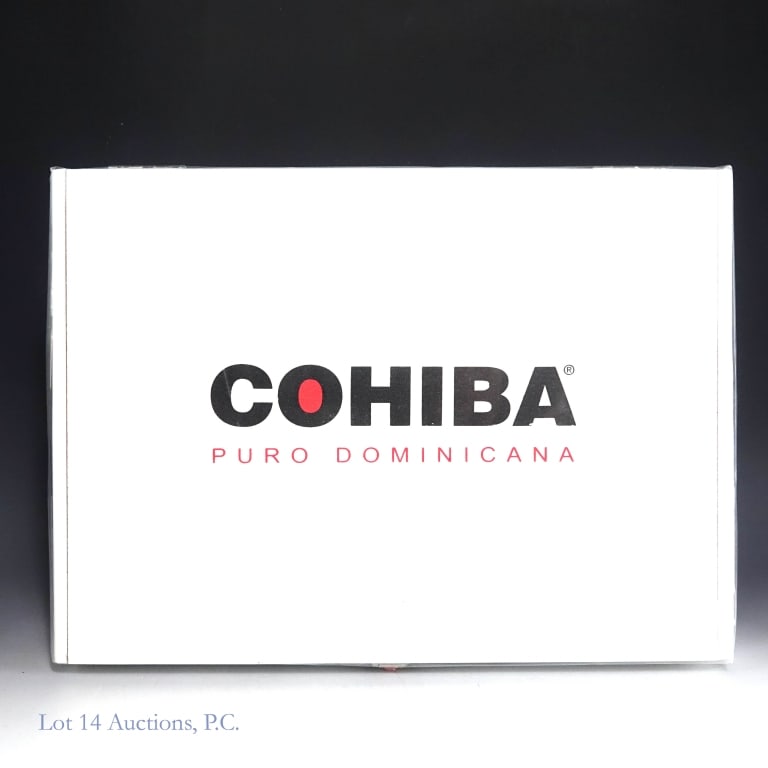 Cohiba Dominicana Churchill 7" x 49 (25 Ct Box): 02 count box of Cohiba Dominicana Churchill 7" x 49ring.