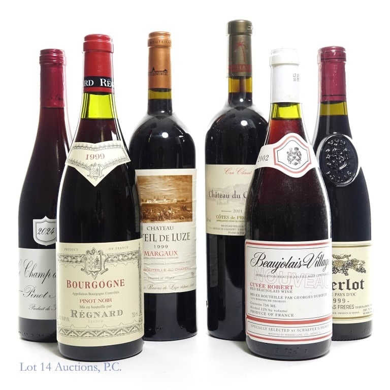 French Red Wines Variety Lot (6) (1 of 5)