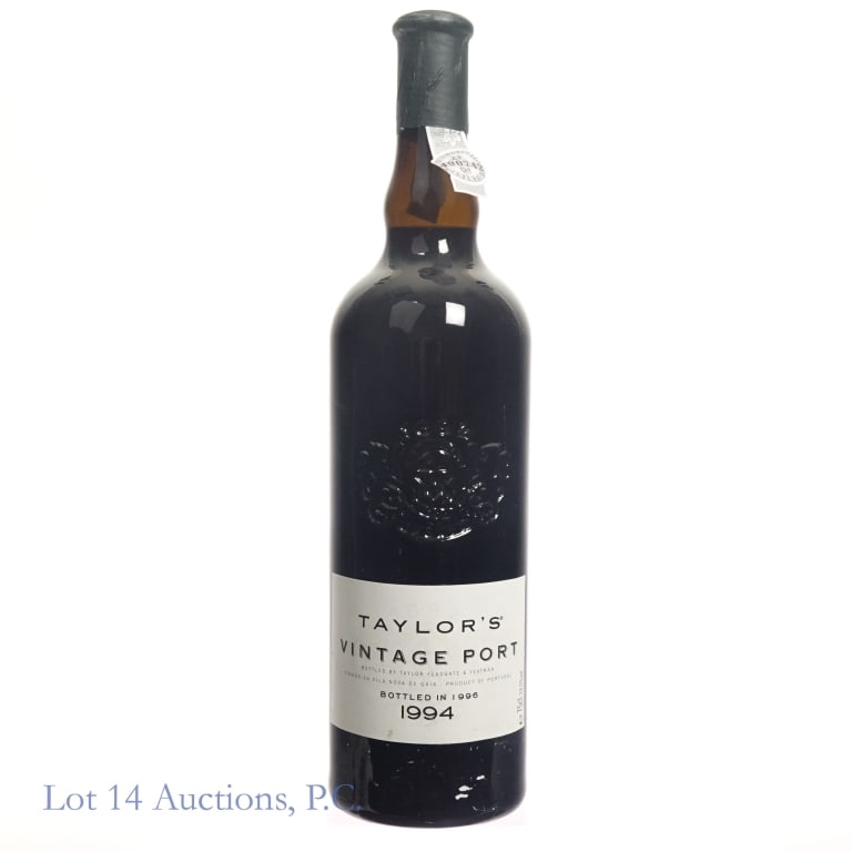 Taylor's Vintage Port 1994: Taylor's Vintage Port, 20.5% ABV, 75cl. Was stored horizontally in a wine room in cellar.
