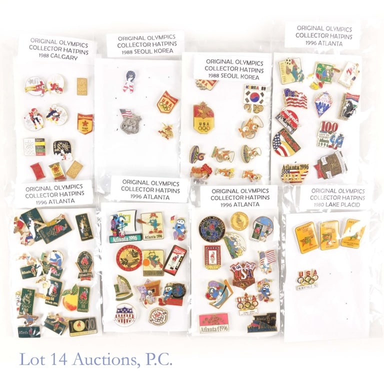 1980 - 1996 Olympic Pins (app. 76) (1 of 3)